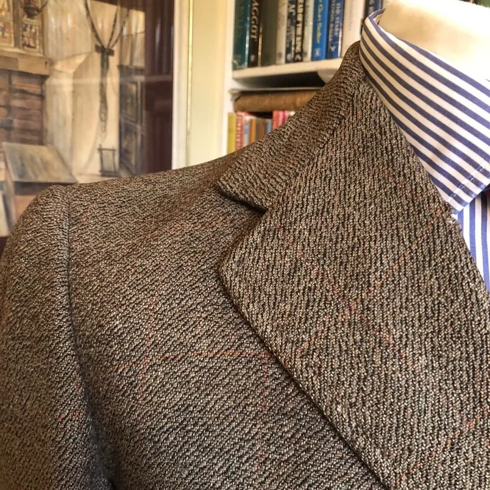 Classic Men's Brown Tweed Blazer - Brand